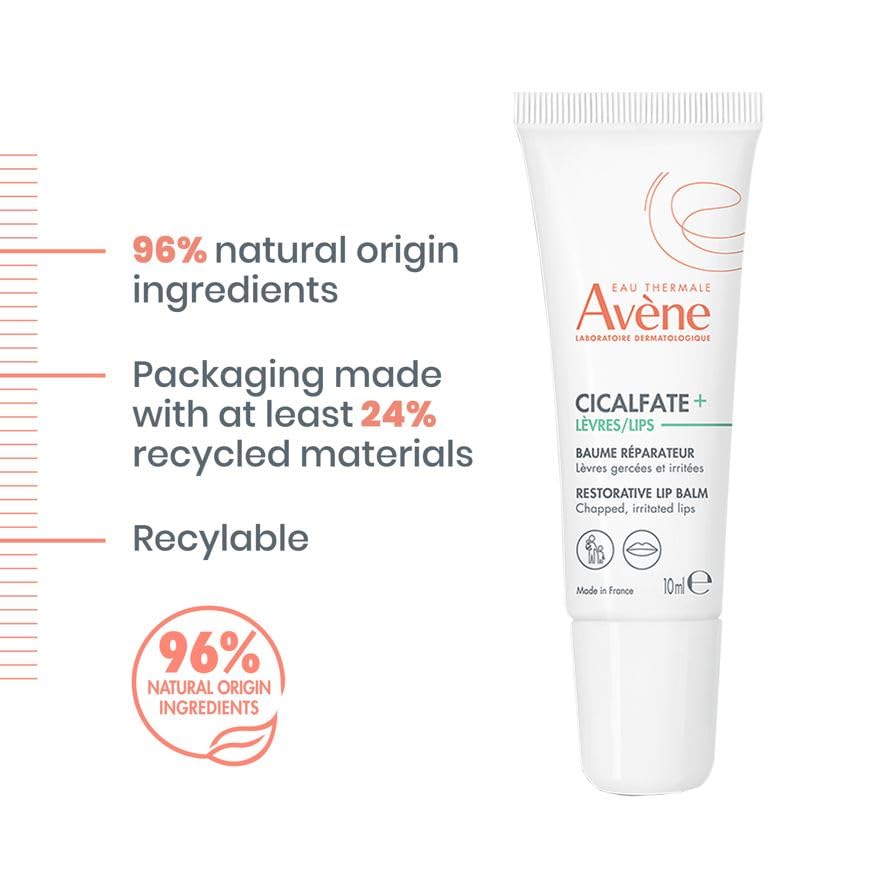 Miniatura 6 de Eau Thermale Avene Cicalfate Crema labial restauradora humedad de larga duración para calmar los labios secos y agrietados 03 onzas