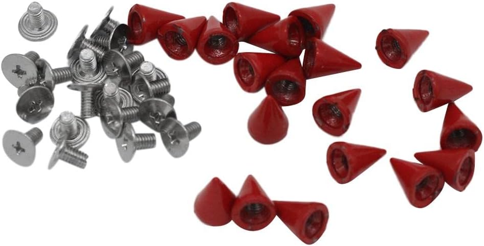 ATORSE 20 Sets Alloy Bullet Head Screw Back Rivets DIY Belt Bags Accessory 7X10MmCrafts|Leathercrafts|Leathercraft Accessories|Studs, Rivets & Tacks