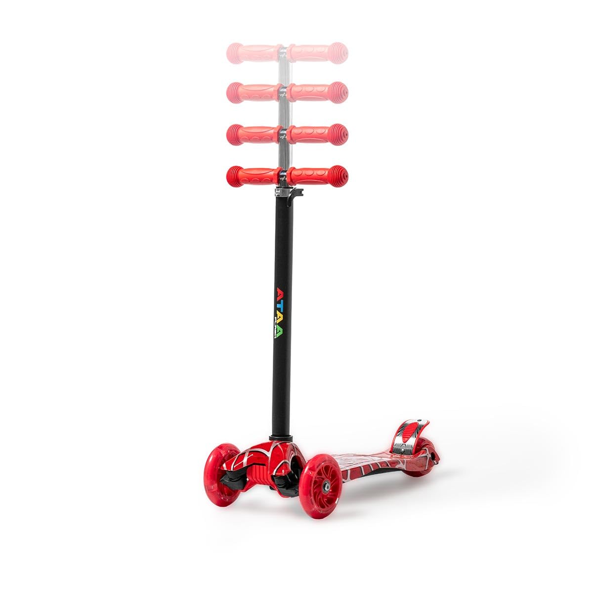 Patinete de 3 Ruedas ATAA Flash -Patinete para niños de 3 Ruedas, Patinete Infantil con Luces, Patinete de 3 Ruedas con Manillar Ajustable, Giro por Gravedad, Patinete de 2 a 9 años