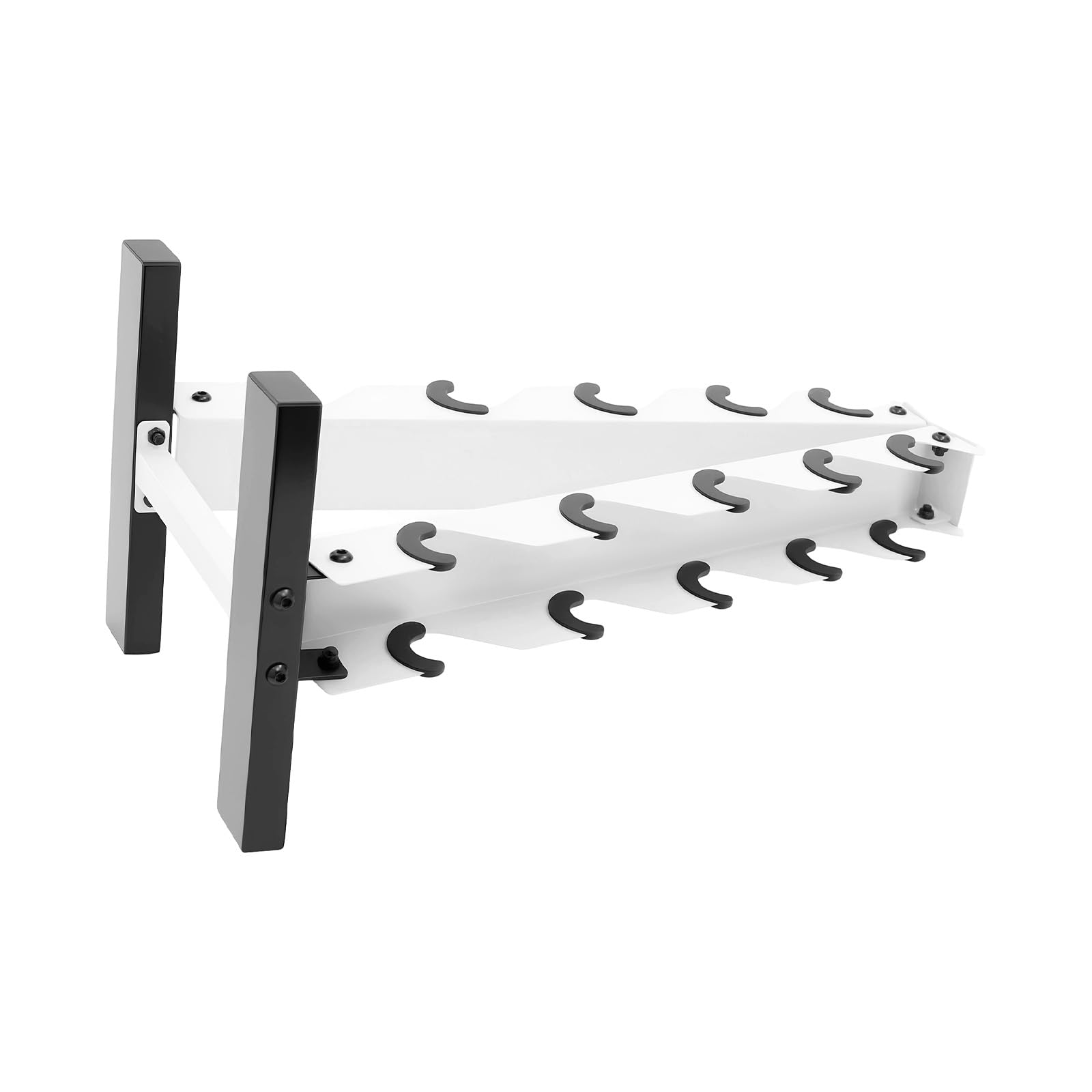 Supporto per manubri a 5 livelli, design con telaio ad A, in acciaio, per manubri fino a 100 kg, salvaspazio, robusto supporto dumbell per la casa, la palestra