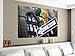 Produktbild Leinwandbild 3tlg 120cmx100cm Ampel Schild Einbahnstraße New York Bilder Druck auf Leinwand Bild Kunstdruck mehrteilig Holz 9YA2533, 3 Tlg 120x100cm:3 Tlg 120x100cm