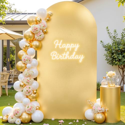 Funda para Arco Fondo Dorado 7.2FT para Eventos miniatura 1