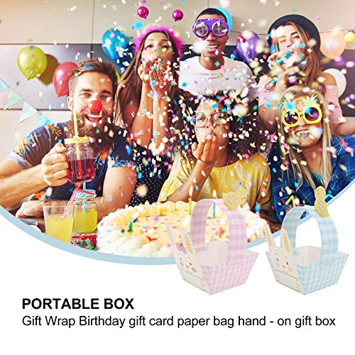 ABOOFAN 4Pcs Cestas de Ovos de Páscoa Bolsas de Festa de Páscoa Cestas de Jogos Caça Hunta Baús de T