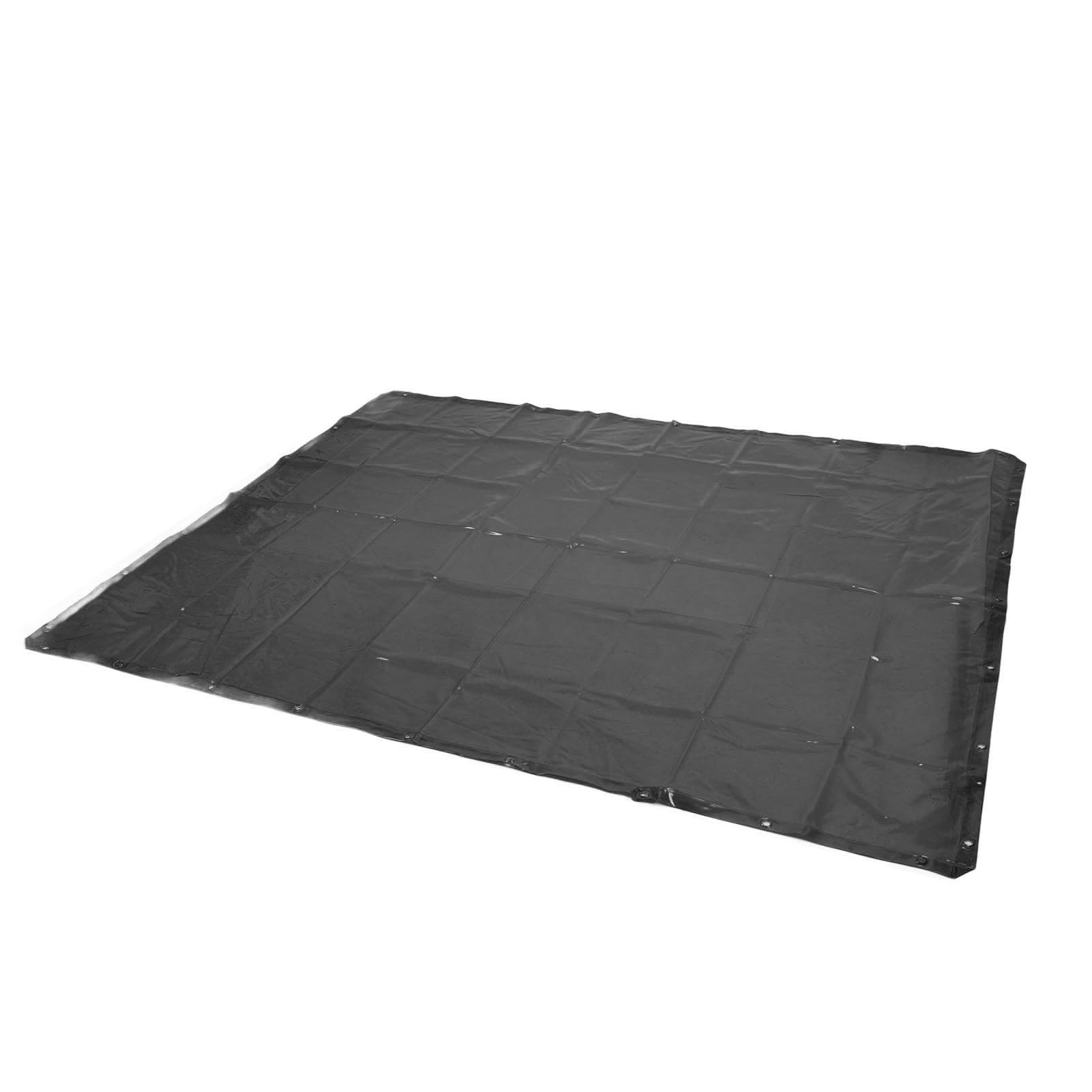 Écran de soudage 5,71 x 7,68 pieds Écran de rideau de soudage ignifuge multifonctionnel Protection de soudage en polyéthylène robuste avec trous de suspension pour atelier de