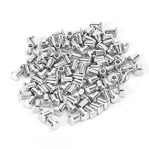 100 Uds 8x10mm 0,31x0,39 pulgadas tornillos de tuerca para neumáticos de rueda clavos antideslizantes para coche motocicleta ATV UTV Cover