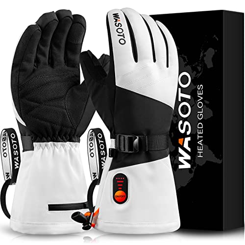 Heated Gloves for Men Women 7.4V Battery 22.2Wh Rechargeable Heated ...