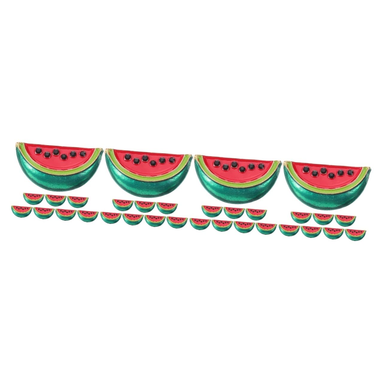 TOPBATHY 32 Stk Wassermelonenbrosche Cartoon-wassermelonen-brosche Sommerfrucht Brosche Anstecknadel Lebensmittelbrosche Lustige Anstecknadel Süße Emaille-pins Schalkragen-clips