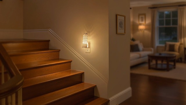 Image of JandCase Night Lights Plug into Wall, 3000K Plug in Night Light | 3D Printed Leaning Tower of Pisa NIghtlight with Dusk to Dawn Sensor, 0-100LM Adjustable Brightness for Room Bathroom Hallway