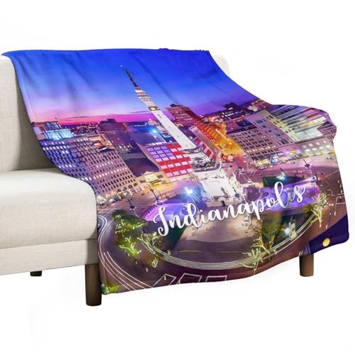 Couverture pelucheuse Indianapolis chaude et douce pour canapé - 2