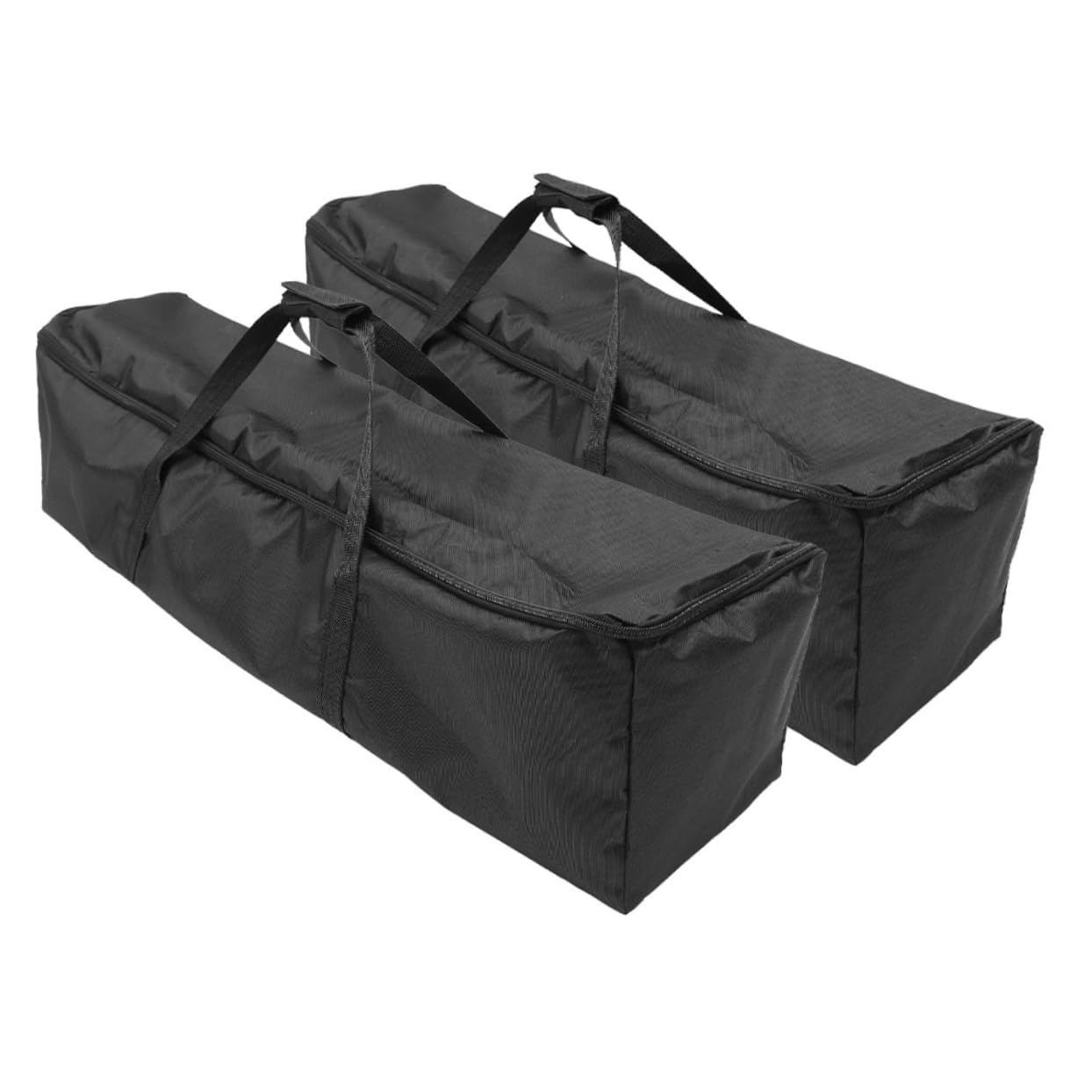Borsa per Trasporto Treppiede Oxford Nera 2 Pezzi Zip | Tessuto Oxford, Manico Portatile Pieghevole, Grande Capienza per Viaggio, Profilo Leggero e Linee Eleganti