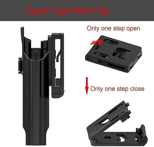 Miniatura 10 de HQDA OWB Holster for Beretta 92 92FS M9 M922