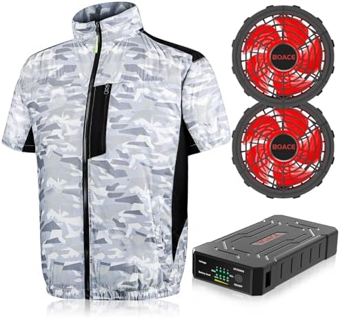 なおっぺ様1127半袖空調服チャコール3Lファンバッテリーセット ワイン なおっぺ様1127半袖空調服チャコール3Lファンバッテリーセット ワイン