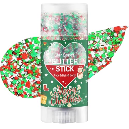 Portugal and Mexico Body Glitter Stick for World Cup Fans and Party Green White and Red Hair Glitter MakeupWorld Cup2026 Decorations World Cup Party Accessories