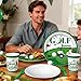 257 Pcs Golf Birthday Decorations, Golf Theme Tableware Serves 25, All-in-1 Pack Includes Plates, Let's Par-Tee Backdrop Tablecloth, Balloon Boxes, Balloon Kit for Golf Party Decorations