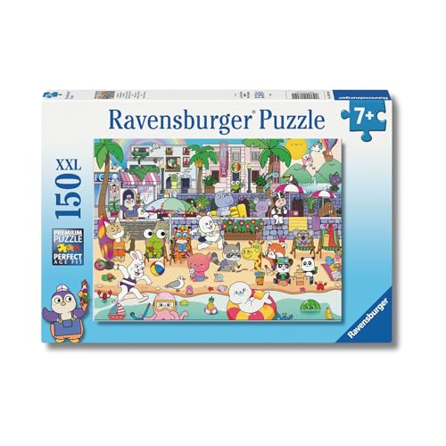 Ravensburger - Divertimento In Riva Al Mare, Puzzle 7+ Anni, 150 Pezzi XXL