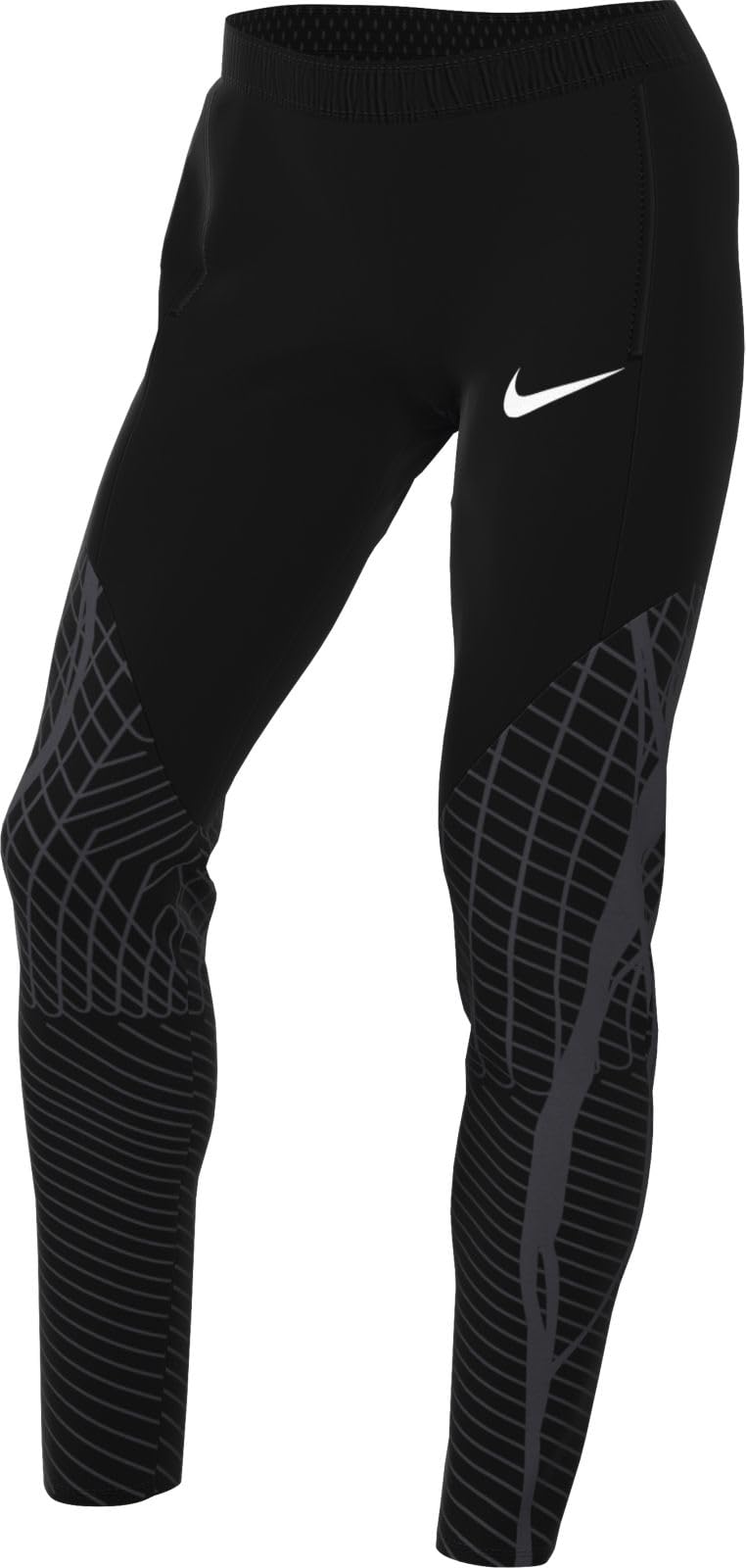 NIKE DR2568-010 W NK DF STRK23 Pant KPZ Pants Women's Black/Black/Anthracite/White Size 2XL
