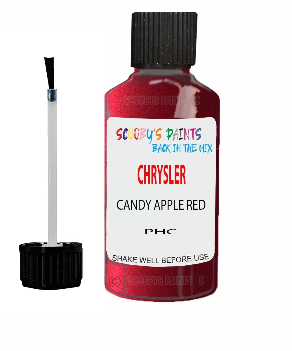 Scoobys Paints Back In The Mix Candy Apple Red Touch Up Paint For Chrysler Phc Metallic