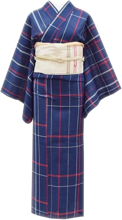 [日本きもの商事] 夏着物 4点セット【綿麻 阿波しじら織風 夏名古屋