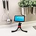 ezbnb Flexible Tripod Stand Holder - Adjustable Height, 360 Rotatable, Compatible with iPhone 5, Grey Aluminum