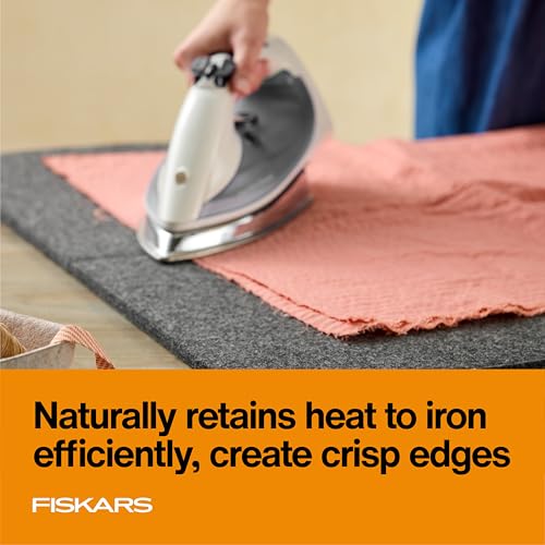Fiskars 14" x 28" Folding Wool Pressing Mat, Portable Ironing Surface - image 3