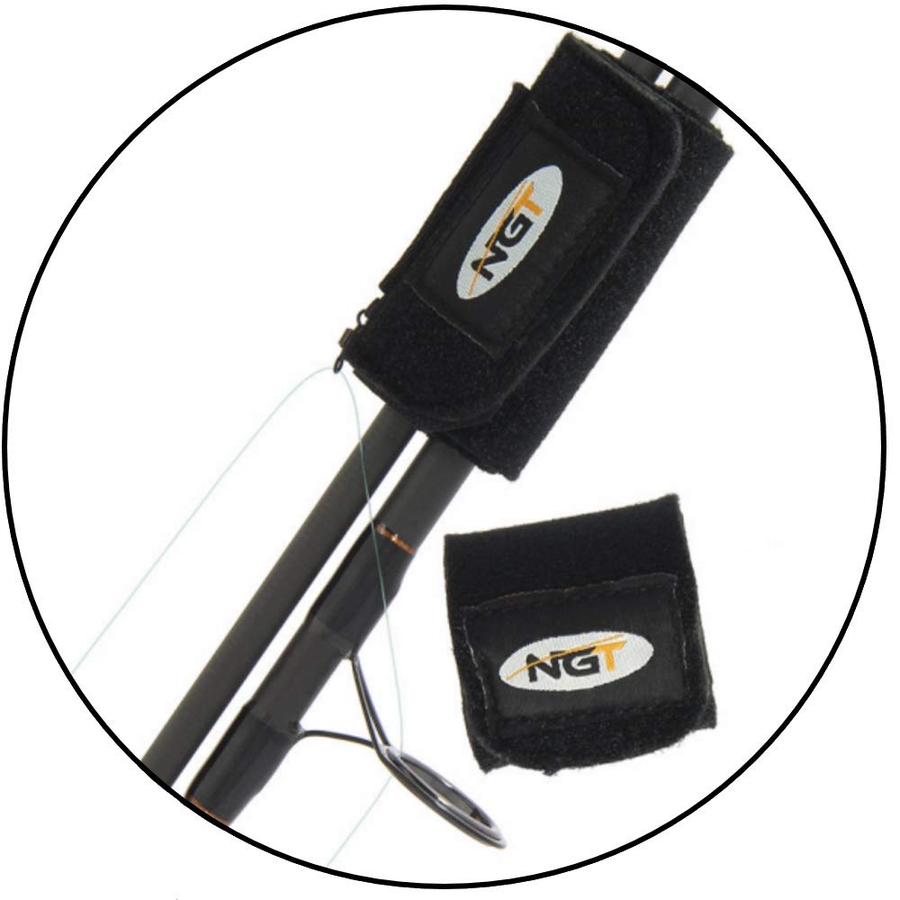 Carp Fishing Tackle Rod Bands Wraps With Lead Pocket For Made Up Rods (4X Rod Bands)