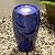Glitzhome Ceramic Vase Outdoor Water Fountain Tall Patio Garden Water Fountain with LED Light and Submersible Pump Yard Art Decor, 20.5”H, Blue