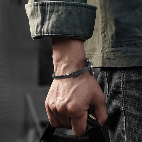 Stainless Steel Mens Cuff Bracelet, Cool Sword Silver/Black/Gold Viking Celtic Knot Cubic Zirconia Open Metal Cuff Bangle Bracelets Jewelry Gifts for Men, 62MM2