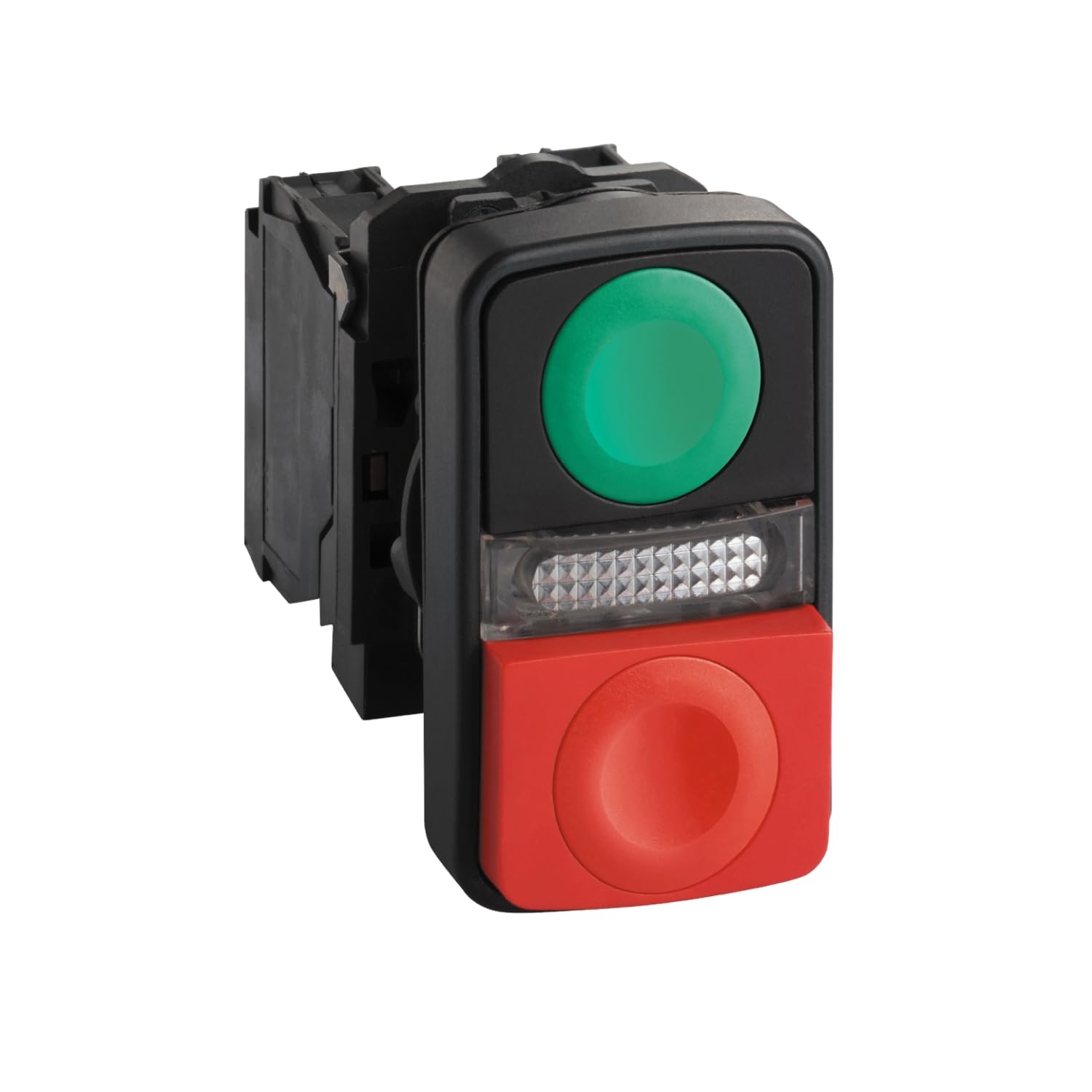 Schneider Electric Illuminated double-head pushbutton, plastic, Harmony XB5N,22mm,grn+red,24V ACDC, 1NO 1NC - XB5AW84B5N-image-14