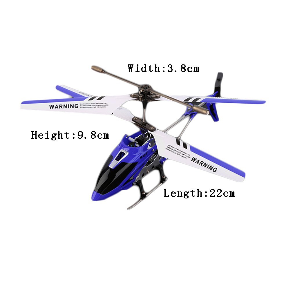 Syma S107G – Mini Hélicoptère RC Infrarouge 3,5 Canaux – Avec Gyroscope, Batterie Lithium, Vol 5-7 Min – Couleur Bleue