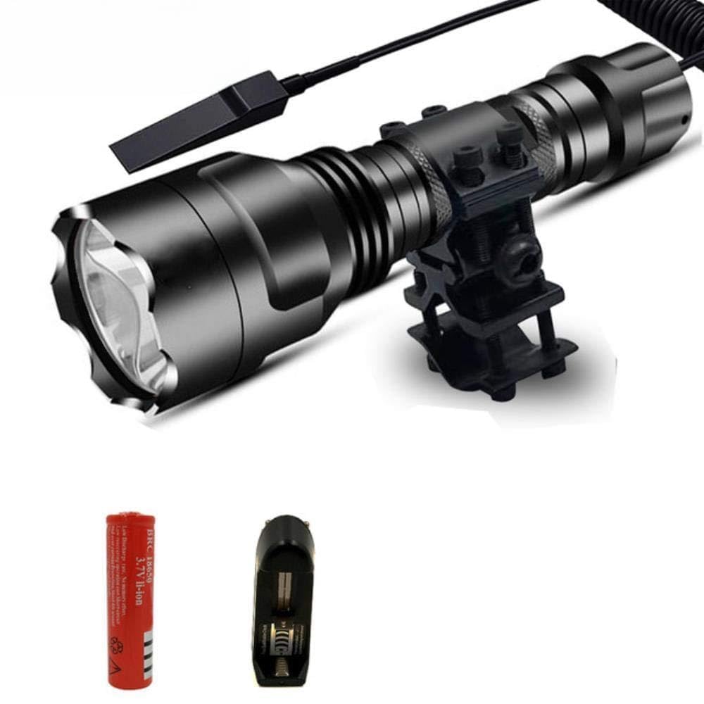 Lampe de poche tactique led étanche contre le noir en camping