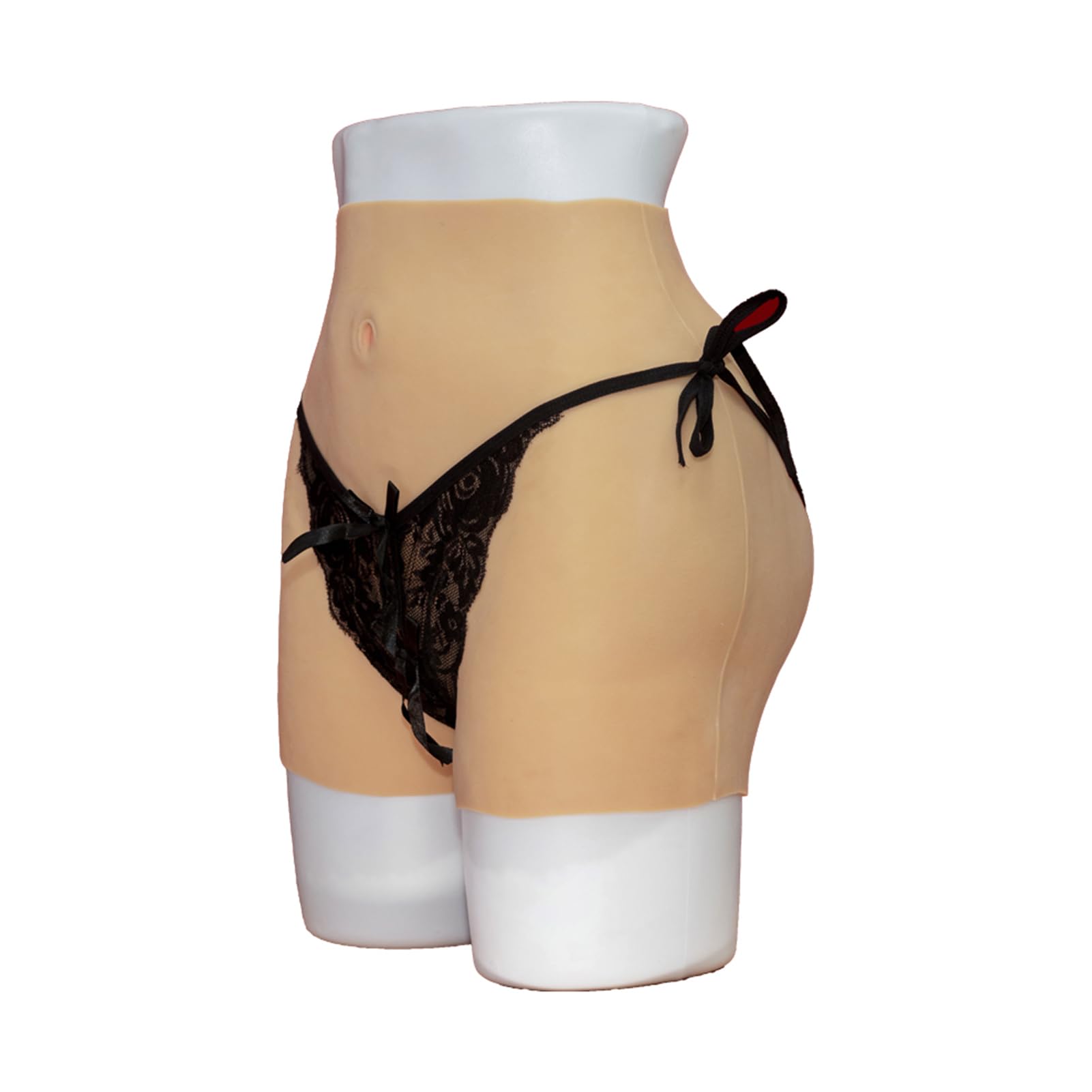 XYHAOAI Silicone Fake Big Butt Pants, Male to Female Silicone Bodysuit for Crossdressers Transgender Drag Queen Cosplay,Flesh