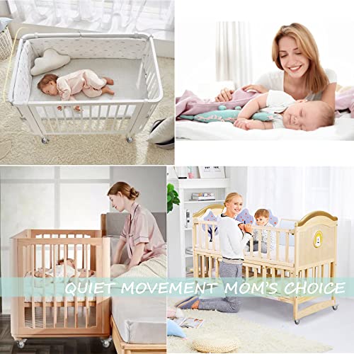 Lee Team Rise TPR50SQ4B 2 Inch Caster Wheels Set Of 4 Heavy Duty Plate Casters thumb #2