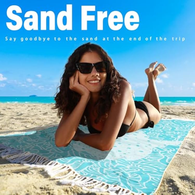 Widdonen Thin Turkish Beach Towel Lightweight Quick Dry Absorbent Cotton Bathroom Bath Pool Swim Towels Extra Large Oversized Sand Free Beach Accessories Essentials Cloud Gifts for Adult