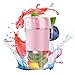 Przenośny Blender USB Wielokrotnego ładowania Sokowirówka 300ML Mikser Wyciskacz Do Butelek Narzędzia Kuchenne Do Użytku Domowego Różowy