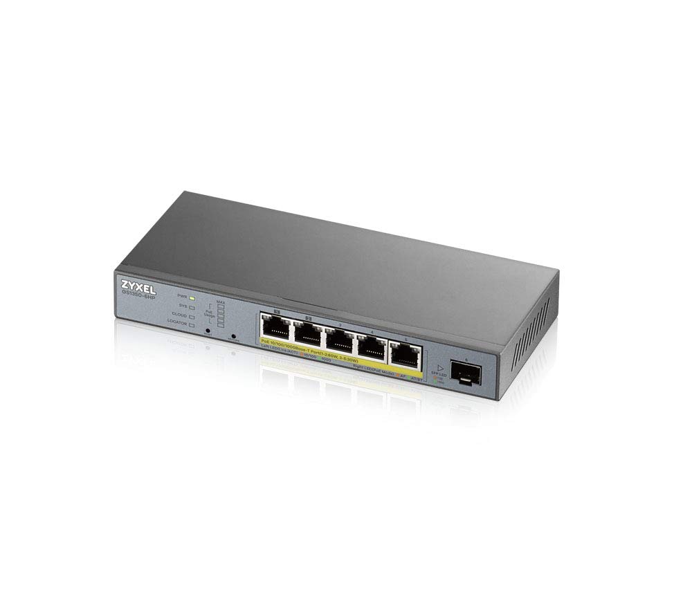 Amazon.com: Zyxel 5-Port Gigabit PoE+ Switch | Smart-Managed | 3x
