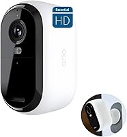 Vista 1 de Arlo Essential Spotlight Camera, Wireless Security Camera, Outdoor Camera HD (2nd Gen),1080p Video, Color Night Vision, Direct to WiFi No Hub