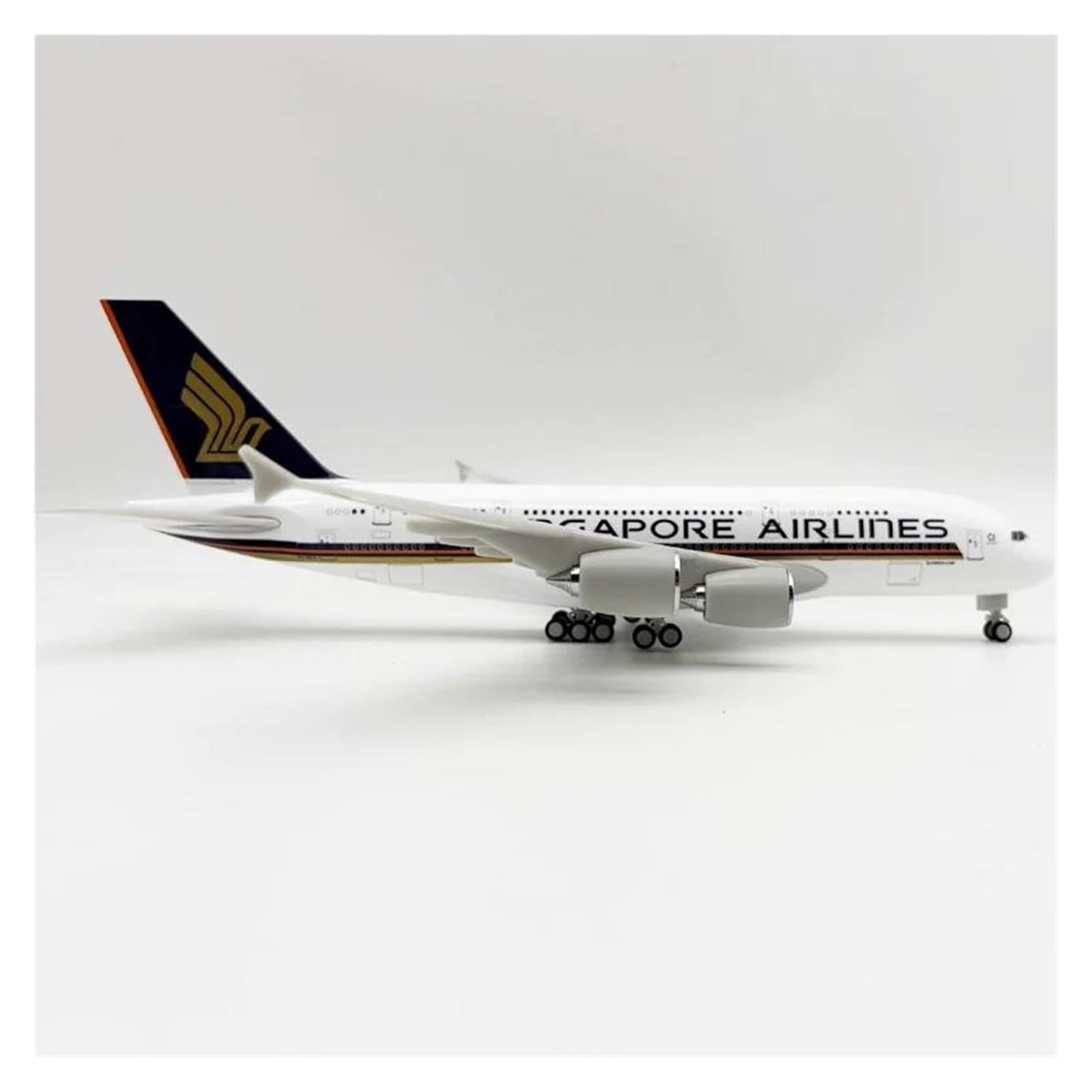 XJBTBA 1/240 dla A380 żywiczny model samolotu z kołami Mini samolot kreatywne dekoracje kolekcja miniaturowy zestaw Hobby