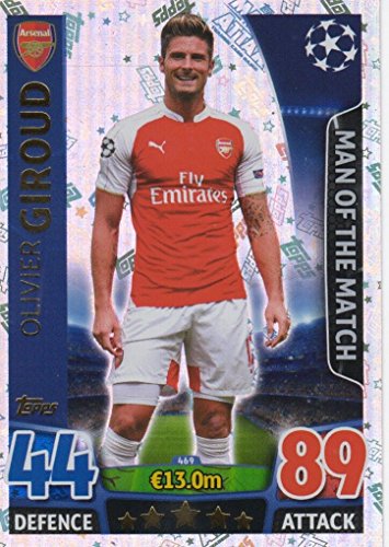 Topps Champions League Match Attax 15/16 Olivier Giroud Man Of The Match 2015/2016 Trading Card