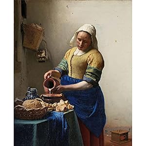 De Melkmeisje Door Johannes Vermeer Vrouw Beroemde Canvas Schilderij Posters Prints Wall Art Foto Woonkamer Decor…