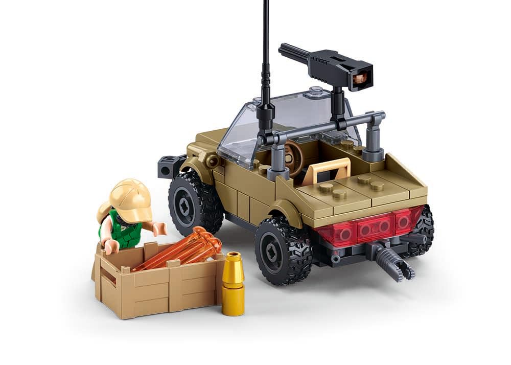 M38-B1255 Sluban IFR-D30S Howitzer 134pcs, Rot