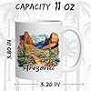 Arizona State Ceramic Coffee Mug 11oz Grand Canyon State - Tea Coffee Mug with Comfortable Grip - Unique Travel Gift Cup for Office or Home - Vibrant Long-Lasting Print ID44991 #1