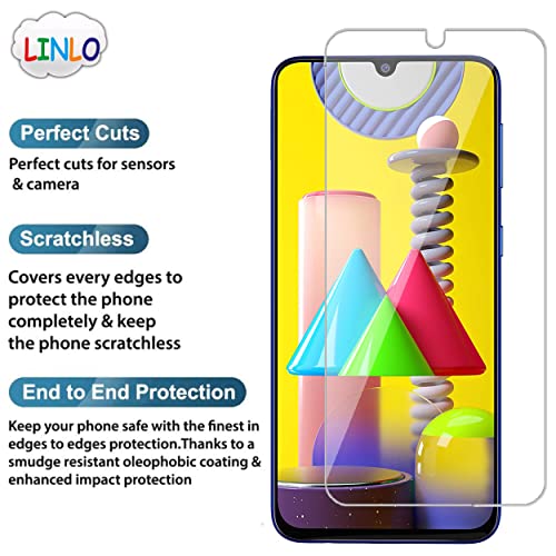 Image of Tempered Glass Screen Protector Compatible For Samsung Galaxy F41 /M31 /M21 /M30S /M30 /M50 /M50S /M10S Tempered Glass Screen Guard With Full Screen Coverage; (Transparent), Pack Of 1 for Smartphone