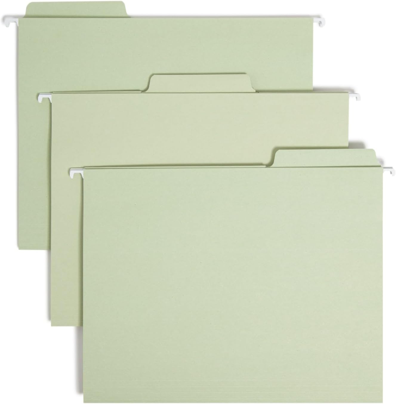 Smead® FasTab® Hanging File Folders, Letter Size, Moss, Pack Of 20