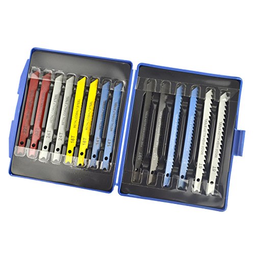 Lame de scie sauteuse 14pc Set U Shank Gabarit de montage des lames de métal Scie Black & Decker TE770