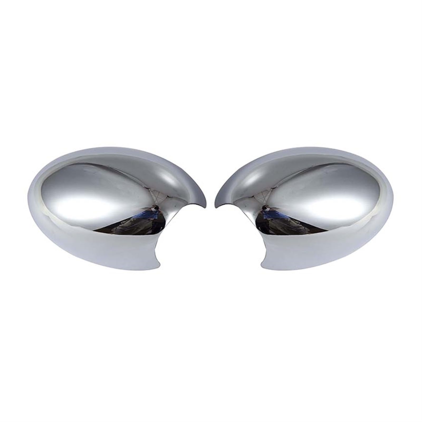 Carcasa del espejo retrovisor del coche Para BMW Para Mini R56 R56S R60 R60S 2006-2012 Cubierta del espejo retrovisor Tapa lateral(Chrome)
