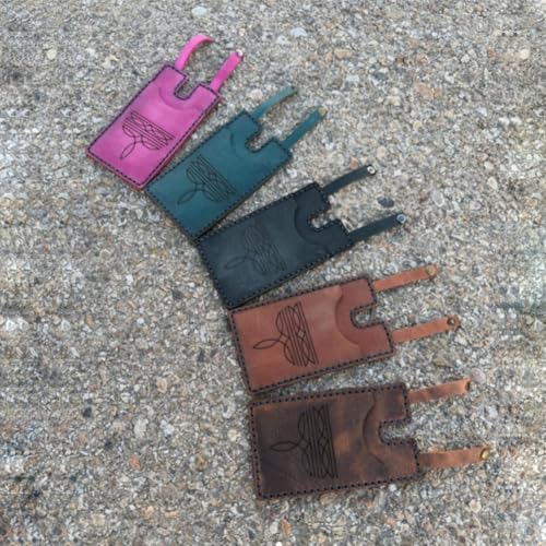 2025 Fashion Leather Wallet for Women, Western Boot Wallet with Snap Strap Handcrafted Credit Card Holder, Small Wallets with Snap Fastening Stylish Carry All Wallets Boot Wallet for Women (Pink)4