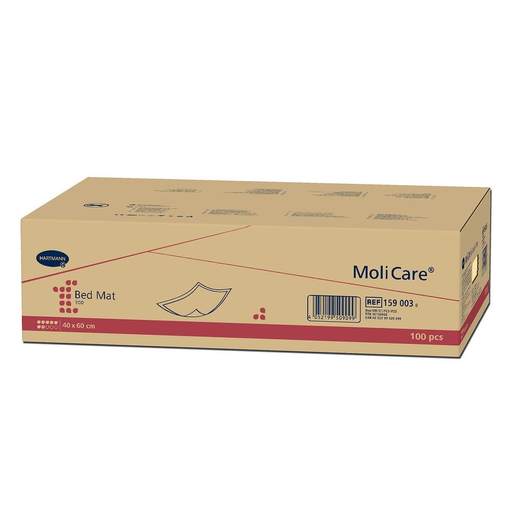 Inkontinenz-Unterlage Hartmann Moli Care Bed Mat Eco 7 Tropfen 40 cm x 60 cm, 100 Stück