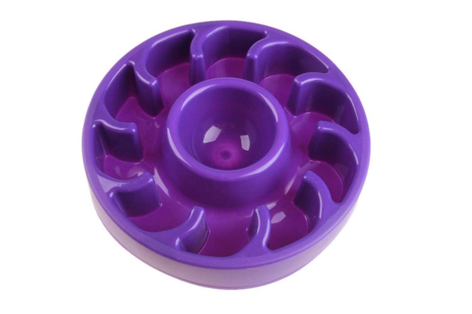 Wuqing Slow Feedingslow Feeder Dog Bowl Anti-Choking Healthy Pet Food Bowl To Prevent Obesity Dog Feeder Dish Water Bowl For Dog Slow Eating,Purple