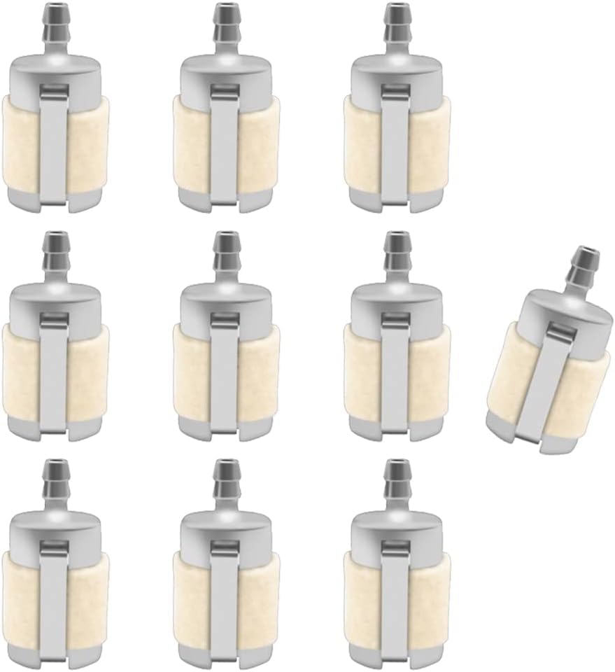 Parishop 燃料フィルター 10個入り 草刈機 刈払機 キャブレター 交換パーツ 芝刈り機 伐木のこぎり農機具 用部品 ガーデンツールパーツ