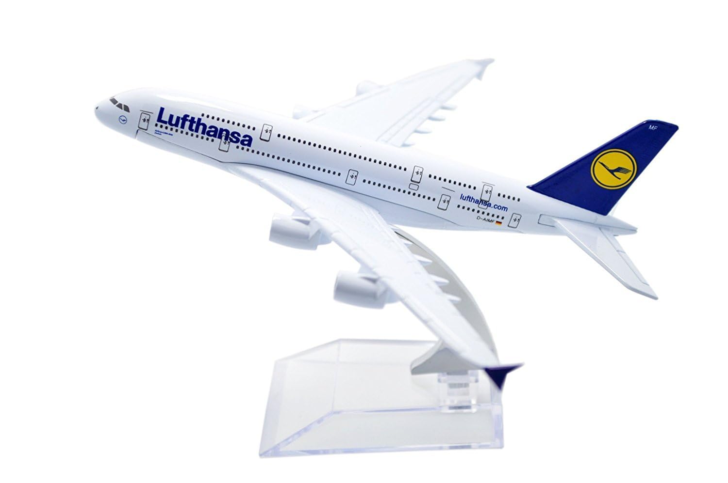 eS³kube Diecast Metal Aeroplane Scale Model, Size -15 Cm -1Pc - For Display Only (Lufthansa), For Adult, Multicolor 2